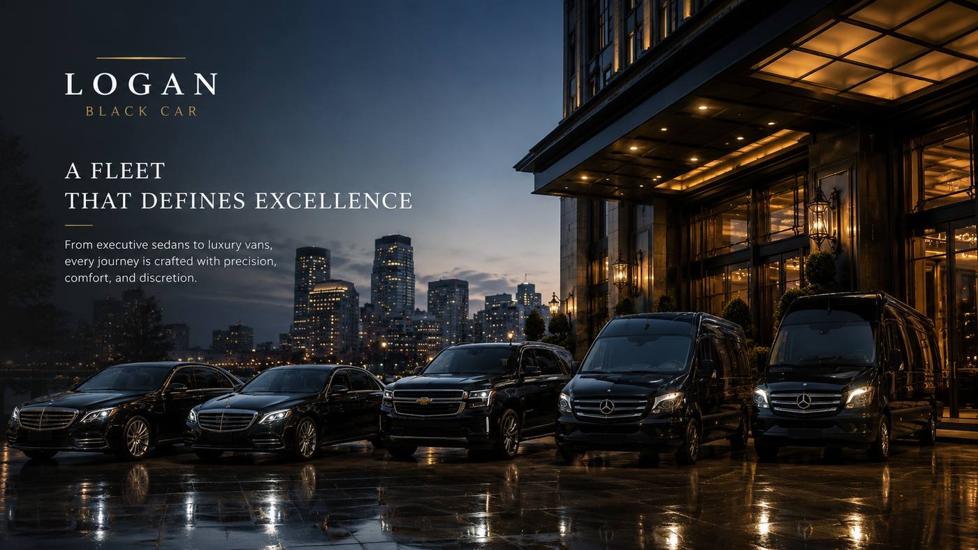 Luxury fleet Logan Black Car